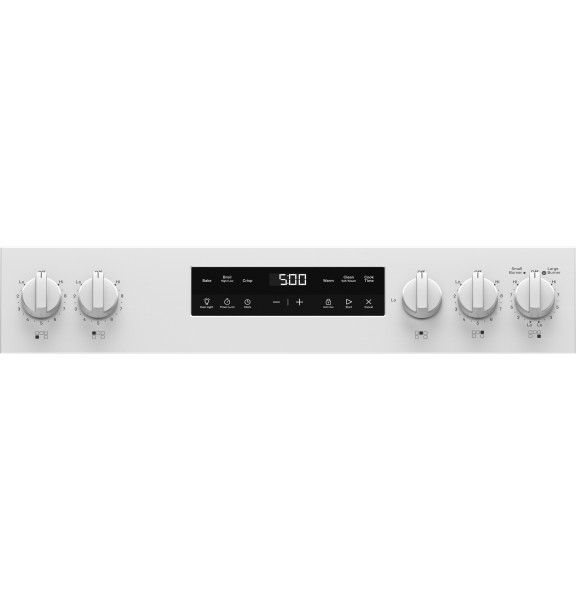 GE® 500 Series 30" White Freestanding Electric Range-4
