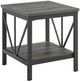 Elements International Gemma Grey End Table-0