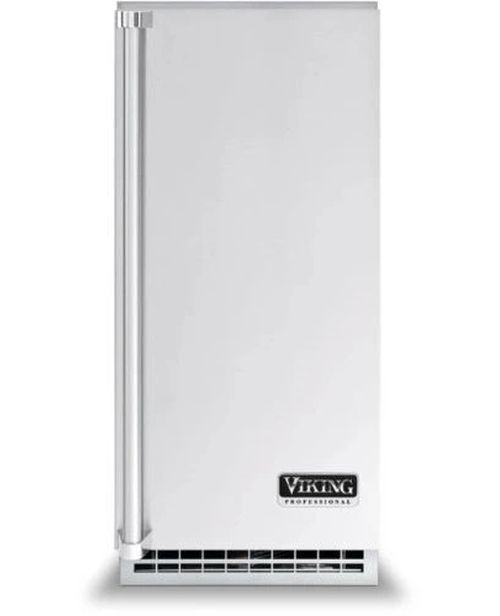Viking® 15" 65 lb. Stainless Steel Ice Maker with Drain Pump-0