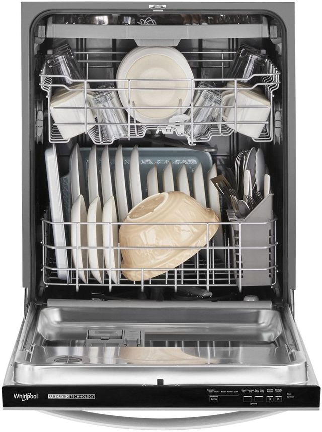 Whirlpool® 24" Fingerprint Resistant Stainless Steel Built In Dishwasher-2