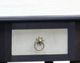 StyleCraft Ivory Center Table with Black Base-1