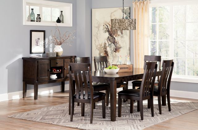Signature Design by Ashley® Haddigan 5-Piece Dark Brown Dining Set-3