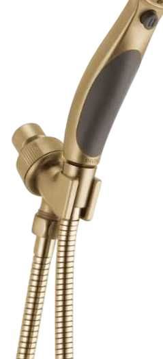 Delta Universal Showering Champagne Bronze 9-Setting ActivTouch® Shower Mount Hand Shower-1