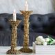 A & B Home Duchess Gold Candle Holder-1