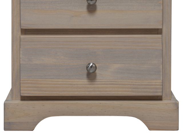 Mako Wood Furniture Youth Brown 2-Drawer Nightstand-1
