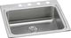 Elkay Lustertone® Classic Lustrous Satin 25" x 22" x 6-1/2" 2-Hole Single Bowl Drop-In ADA Sink with Perfect Drain®-0