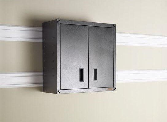 Gladiator® Set of 2 Grey 4' GearTrack® Channels-1