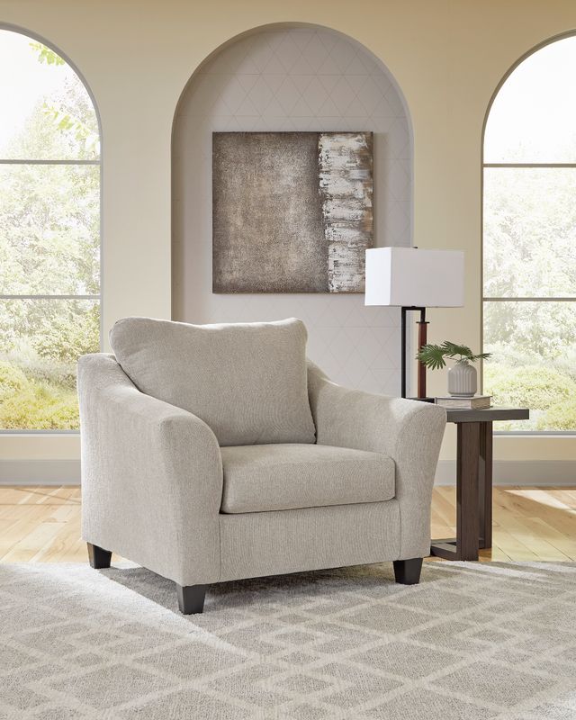 Benchcraft® Willarae Taupe Chair and a Half-4