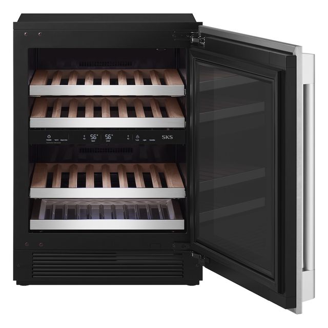 SKS 24" Panel Ready Built-In Wine Cooler-1