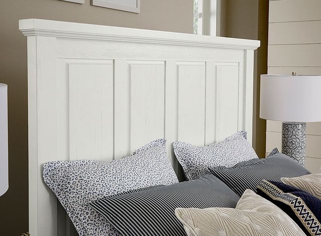 Artisan & Post by Vaughan-Bassett Maple Road Soft White Queen Panel Mansion Bed-2