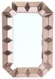 A & B Home Rose Gold Wall Mirror-0