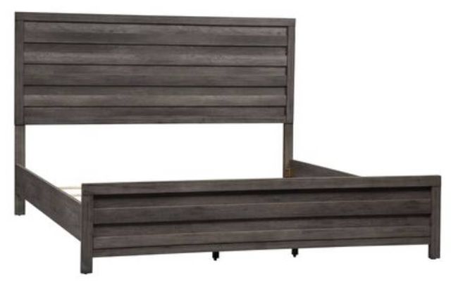 Liberty Furniture Tanners Creek 3-Piece Gray Panel Bed Set-1
