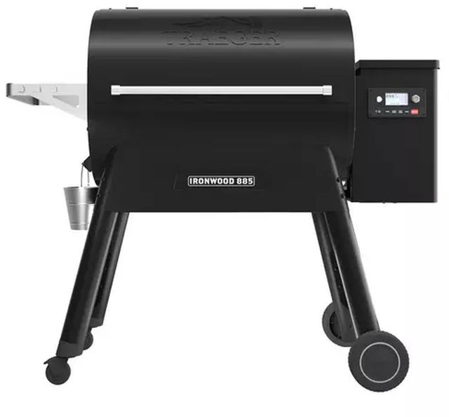 Traeger® Ironwood 885 54" Black Pellet Grill-1