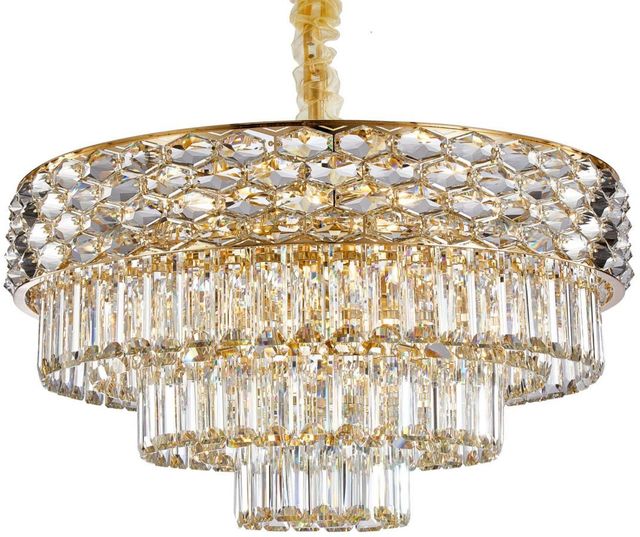 Michael Amini® Aurelia Gold 15-Light Chandelier-0