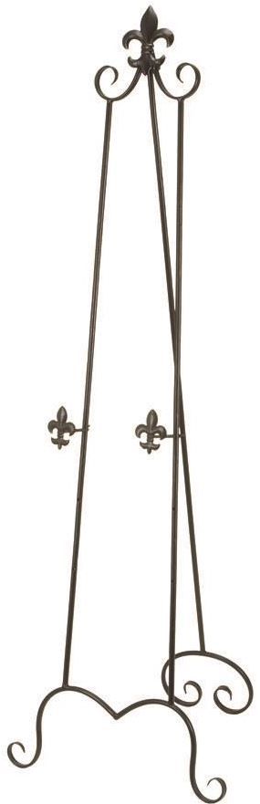 Deco Marche Black Scroll Extra Large Display Easel with Chain-1