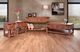International Furniture Direct Parota Brown Sofa Table-3