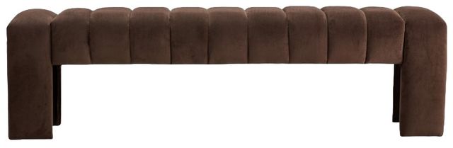 Meridian Furniture Andaz Brown Accent Bench-1