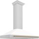 ZLINE 48" Autograph Edition White Matte Wall Mounted Range Hood -1