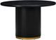 TOV Furniture Chelsea Black Round Dining Table-0