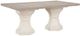 Homelegance® Lofton Light Gray Dining Table with White Base-0