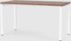 EQ3 Novah Walnut/White Small Desk-2