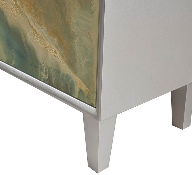 Olliix by Madison Park Bering Silver Multi 2 Door Abstract Modern Accent Chest-2
