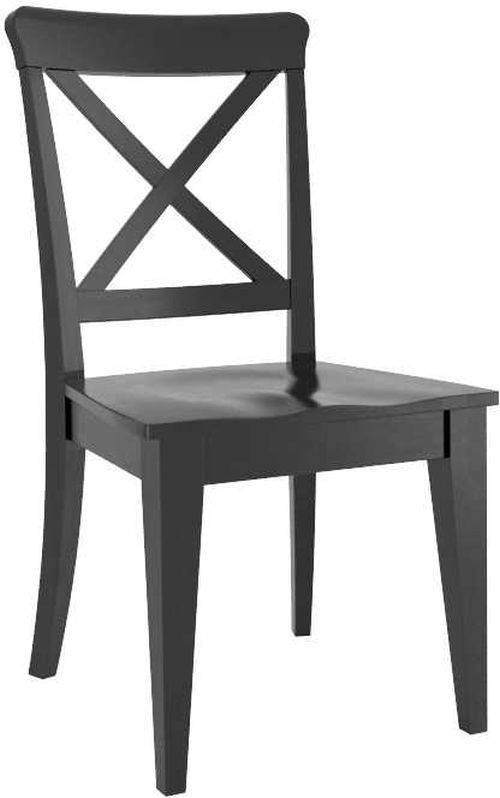 Canadel® Gourmet Peppercorn Washed Wood Side Chair-0