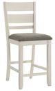 Liberty Furniture Brook Bay 6-Piece Carbon Gray/Textured White Optional Gathering Trestle Table Set-3