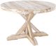 Canadel Customizable Loft Natural Washed Round Pedestal Dining Table-2