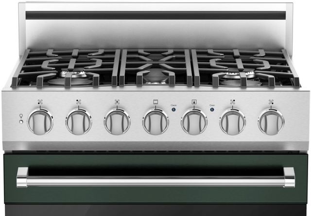 Viking® 3 Series 30" Blackforest Green Pro Style Dual Fuel Natural Gas Range-1