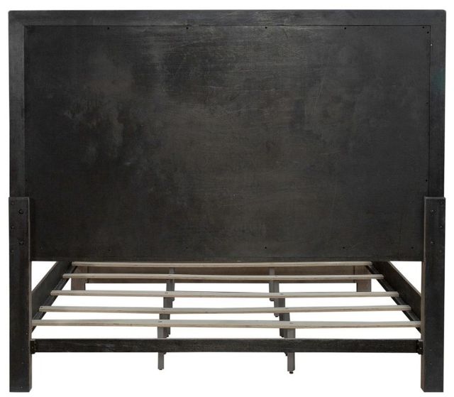 Liberty Furniture Skyview Lodge Cobblestone King Panel Bed-3