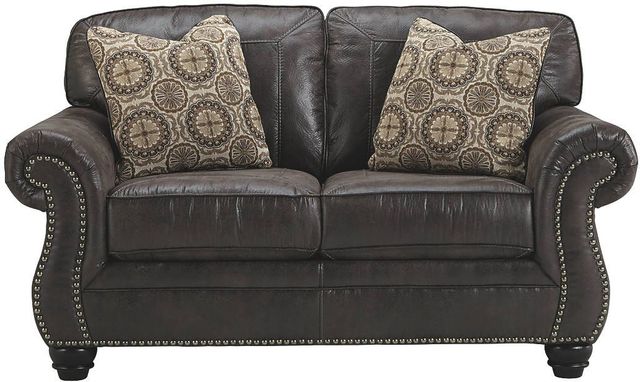 Benchcraft® Breville Charcoal Loveseat-0