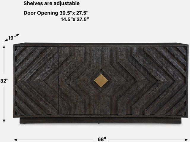 Uttermost® Faulkner Brown Cabinet-2