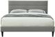 Bernards Willa Gray King Panel Bed with USB Port-1