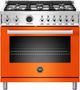 Bertazzoni Professional Series 36" Orange Pro Style Duel Fuel Range-0