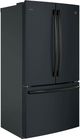 GE Profile™ 23.1 Cu. Ft. Black Slate Counter Depth French Door Refrigerator-1
