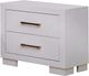 Coaster® Jessica White Nightstand-0