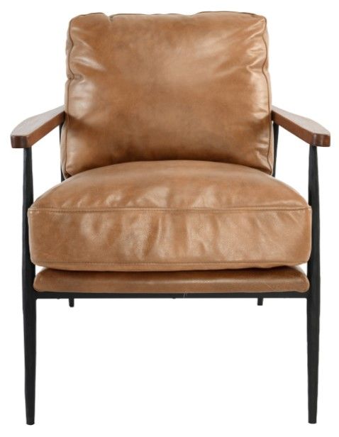 Classic Home Christopher Adobe Tan Accent Chair-2