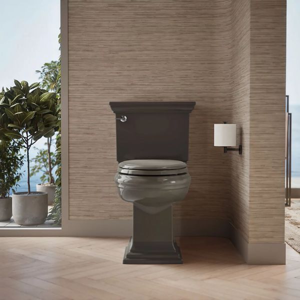 KOHLER® Glenbury™ Readylatch® Thunder Gray Quiet-Close™ Elongated Toilet Seat-2