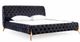 VIG Furniture Modrest Legend Black Velvet/Rosegold Queen Panel Bed-0