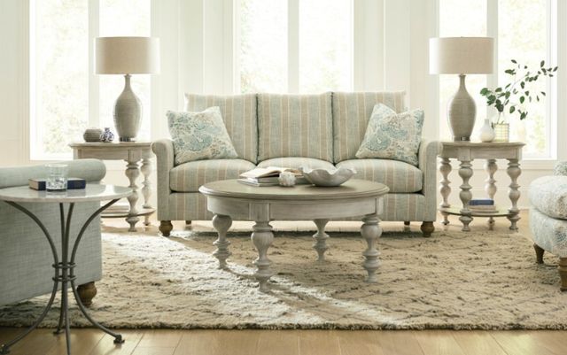Hammary® Litchfield Driftwood End Table with Sunwashed Base-2