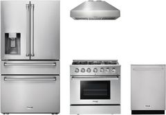 Thor Kitchen® 4 Piece Stainless Steel Kitchen Package