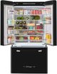 Unique® Appliances 36" 21.4 Cu. Ft. Midnight Black Counter Depth French Door Refrigerator-2