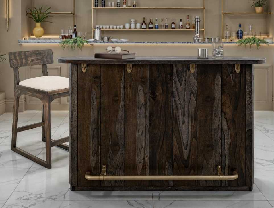 International Furniture Direct Balam Bar - Thumbnail 2