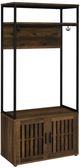 Coaster® Quincy Black/Dark Pine Hall Tree-0