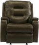 Flexsteel® Customizable Arlo Leather Manual Rocking Recliner-5