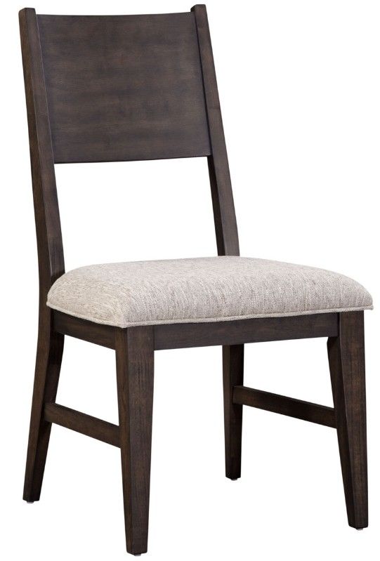 Steve Silver Co. Norvell Dark Espresso/Oatmeal Side Chair-0