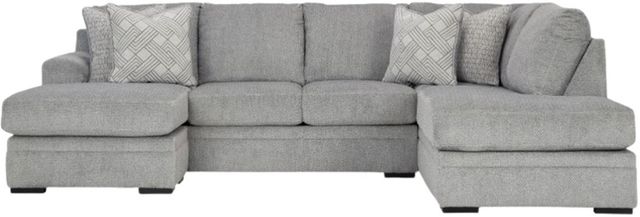 Signature Design by Ashley® Casselbury 2-Piece Cement Right Arm Facing Chaise Sectional-1