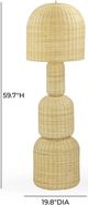 TOV Furniture Kootu Natural Rattan Floor Lamp-2