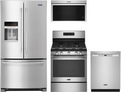 Maytag® 4 Piece Fingerprint Resistant Stainless Steel Kitchen Package